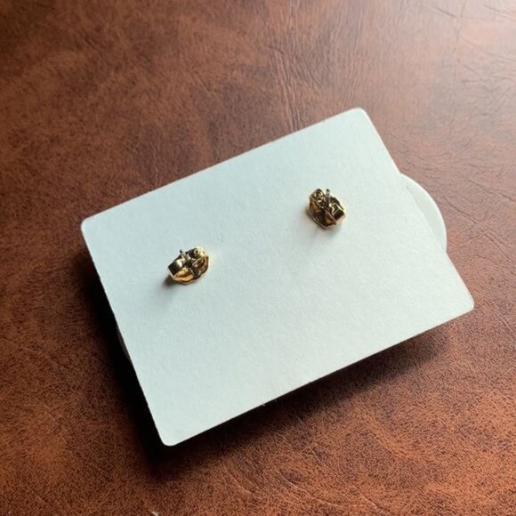 Vintage‎ Avon Polka Dots Earrings Pierced Red And White Plastic 1987 - Picture 3 of 4